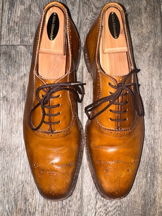 Allen Edmonds Other - Allen Edmonds Cornwallis Walnut Dress Shoes Size 9.5 B Leather